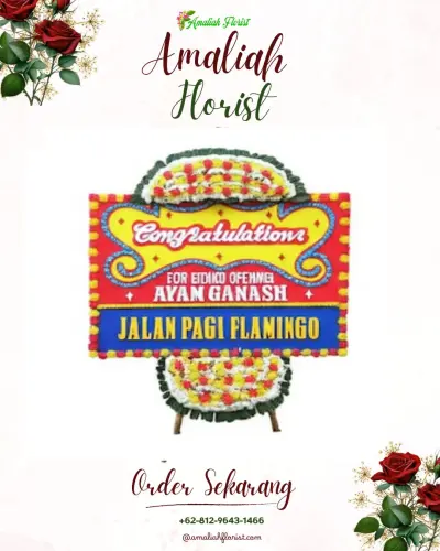 Bunga Papan Congratulation di Lajangiru